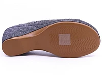 Wedge Glitter Pewter