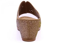 Wedge Glitter Bronze