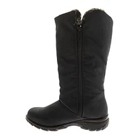 Janet Black Mid-Calf Winter Boot