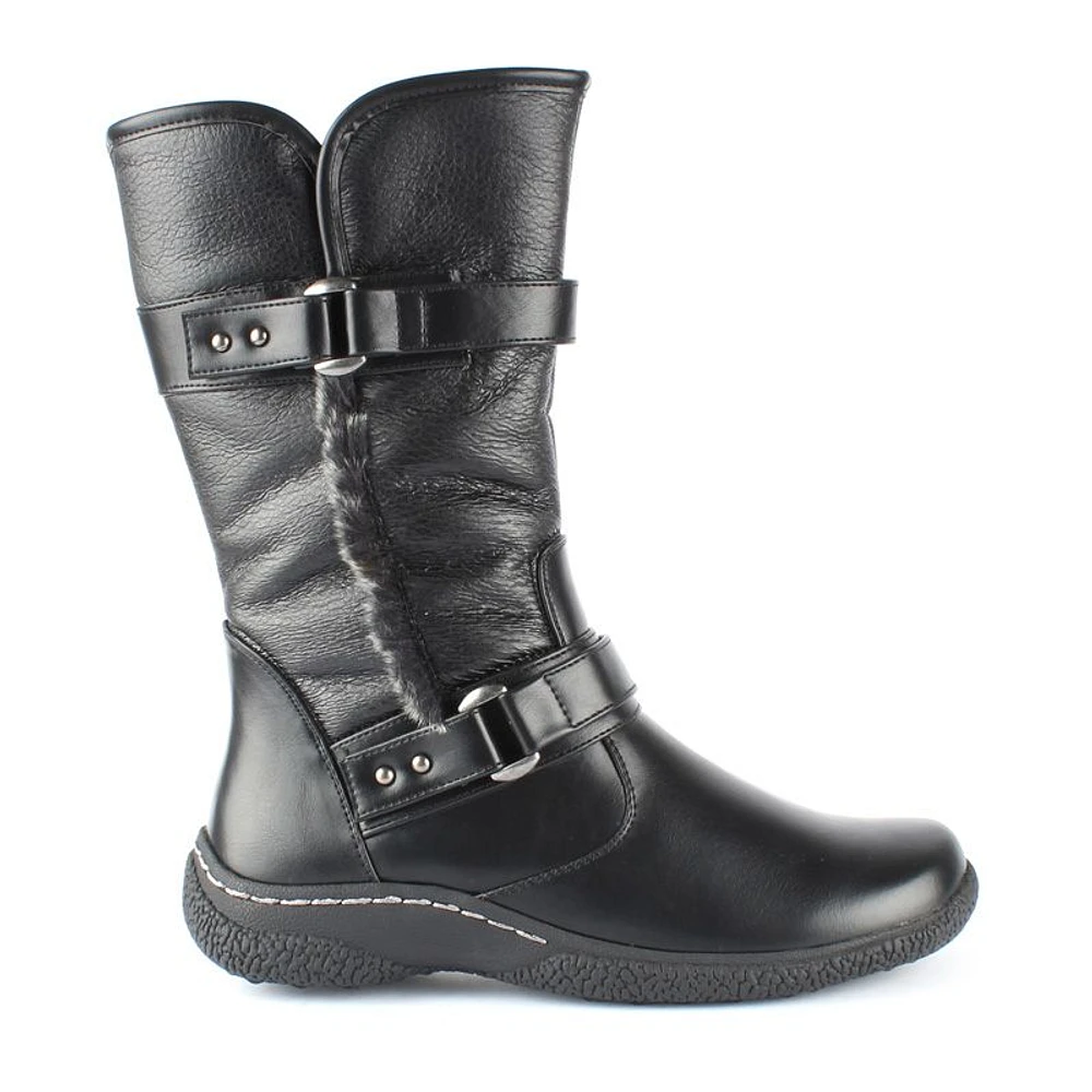 Gabi 2 Black Mid-Calf Winter Boot