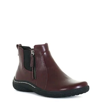 Maddi Burgundy Ankle Boot