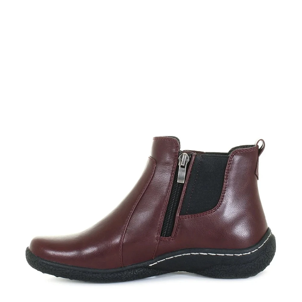 Maddi Burgundy Ankle Boot