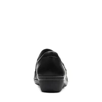 Everlay Heidi Black Leather Slip-On