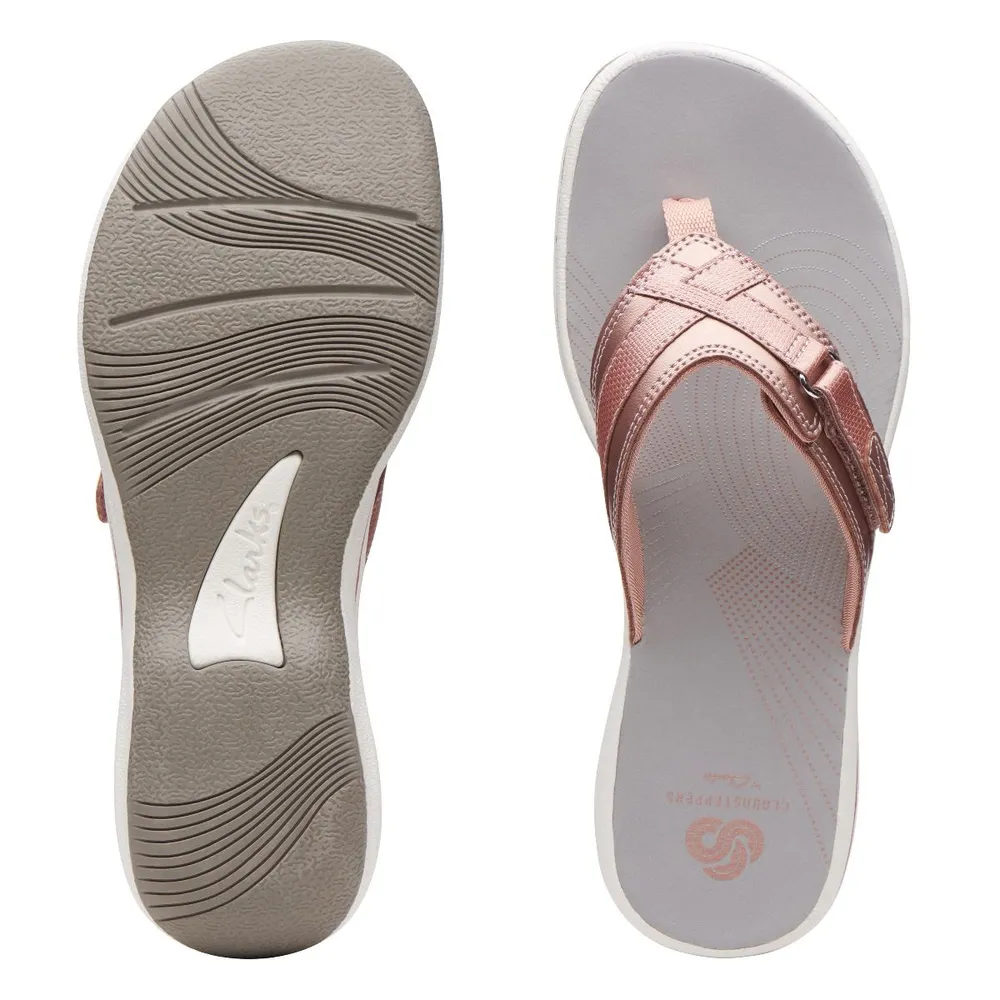 Breeze Sea Rose Gold Thong Sandal