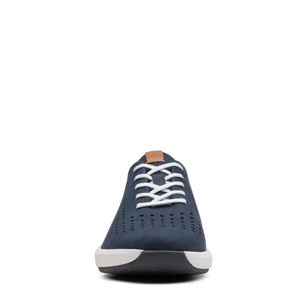 Un Rio Tie Navy Nubuck Leather Sneaker