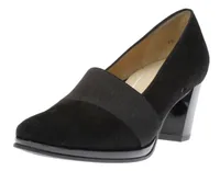 Odette Black Suede Pump