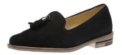 Kayla Black Tassel Loafer