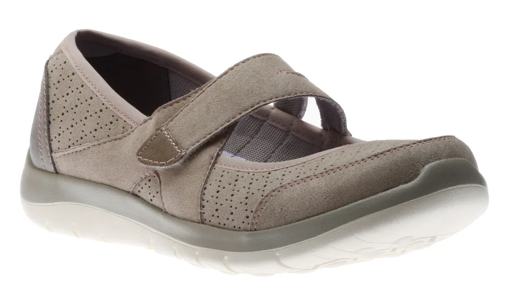 Wembly Mary Jane Taupe Flat