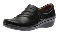 Everlay Heidi Black Leather Slip-On