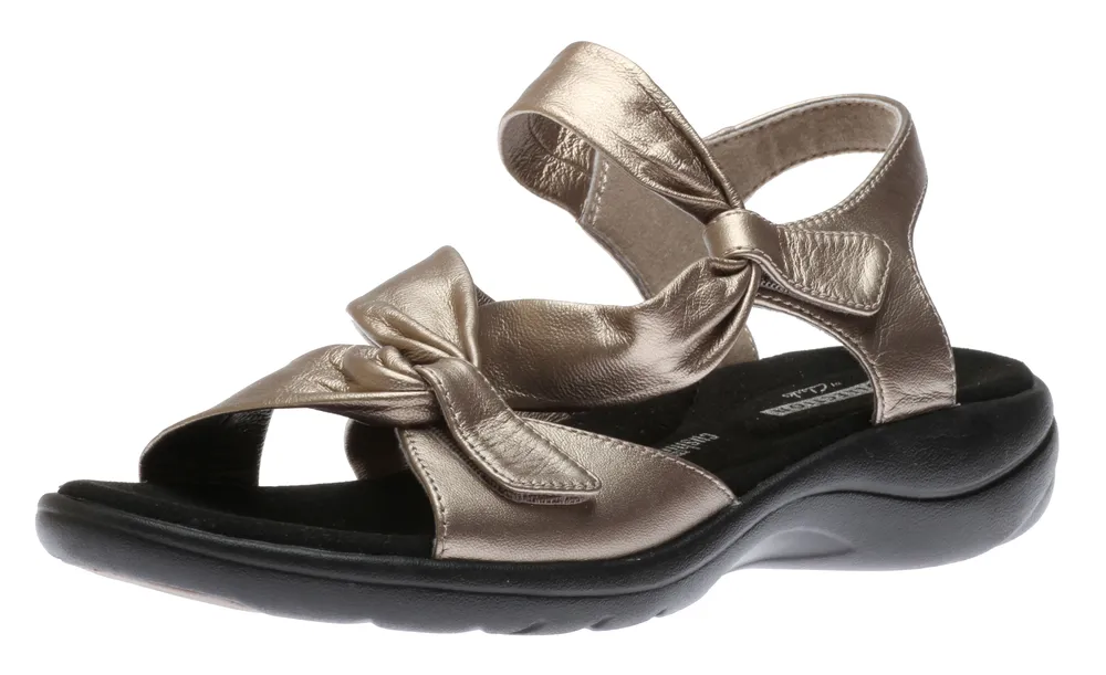 Saylie Moon Pewter Leather Sandal