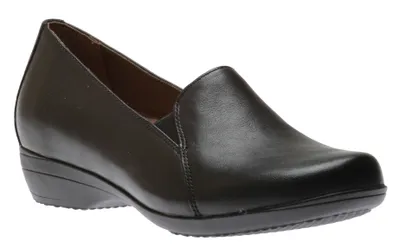 Farah Black Leather Loafer