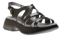 Lolita Black Leather Sandal