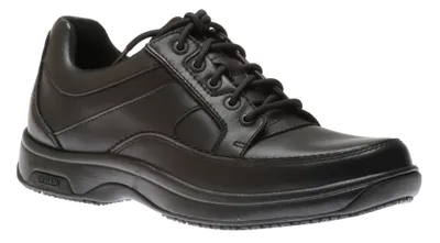 Midland Service Black Leather Waterproof Lace-Up Shoe