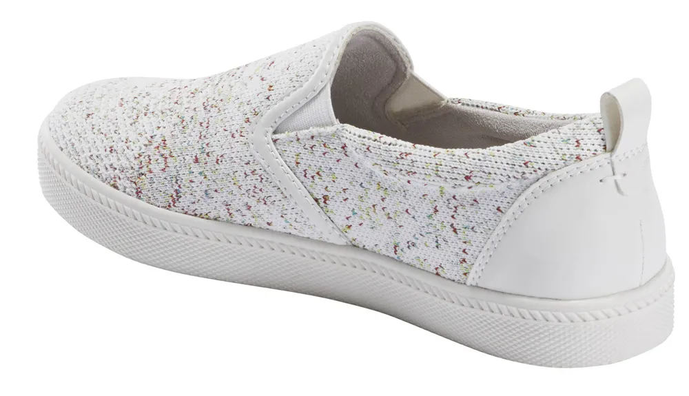 Zen Groove White Multicolour Slip-On Sneaker