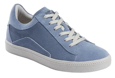 Zen Moment Denim Blue Lace-Up Sneaker