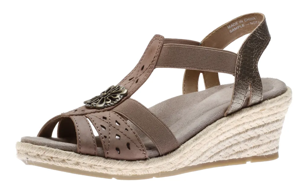 Naples Nanci Coco Espadrille Wedge Sandal