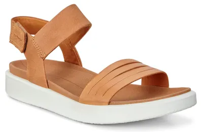 Flowt Lion Leather Flat Contrast Sole Sandal