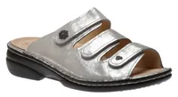 Menorca Silver Slide Sandal