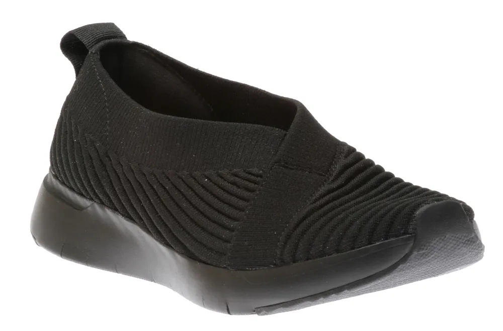 Artknit Black Ballet Slip-On Flat