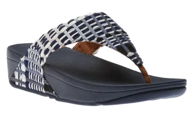 Lulu Art Denim Thong Sandal