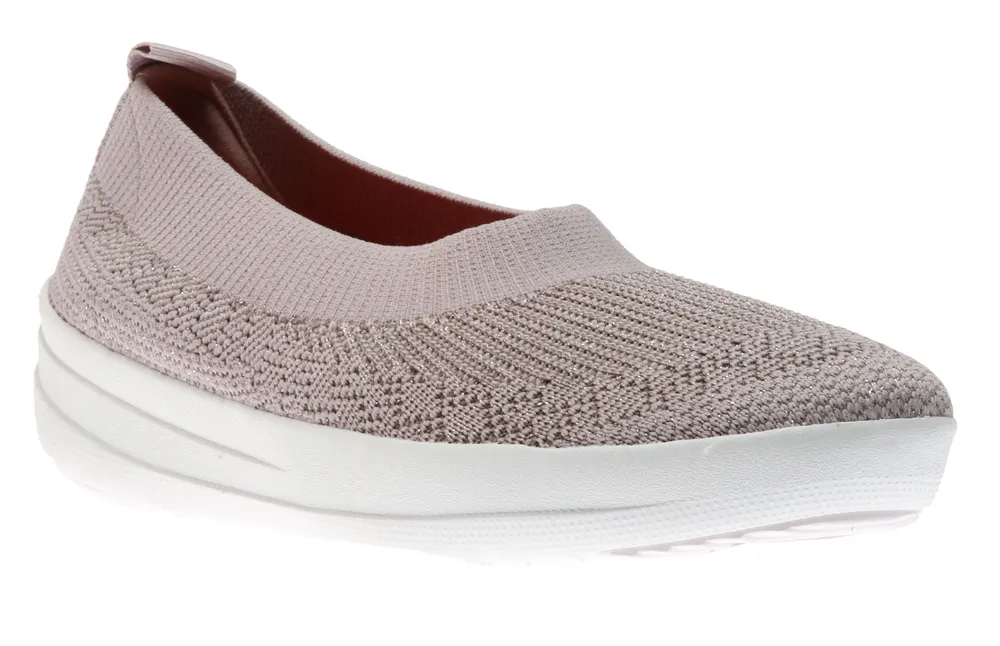 Uberknit Metallic Mink Ballerina Slip-On Shoe