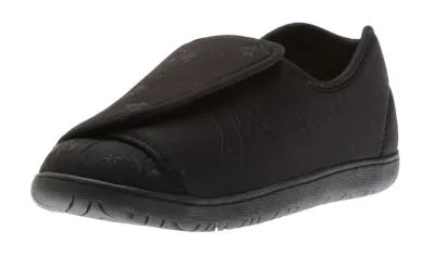 Nurse 2 Black Satin Slipper