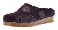 Spirit Purple Eggplant Wool Felt Clog