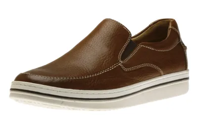 Bowling Tan Brown Leather Moccasin Venetian Slip-On Shoe