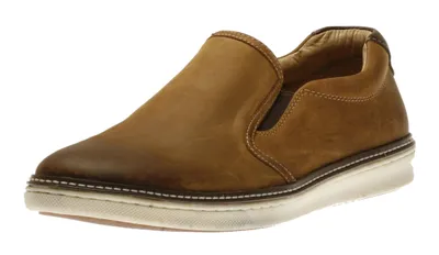 McGuffey Tan Brown Leather Slip-On Sneaker