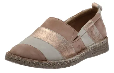 Sofie 23 Pink Multicolour Slip-On Espadrille Flat Shoe