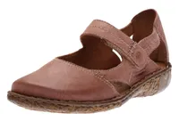 Rosalie 37 Rose Leather Mary Jane Flat Shoe