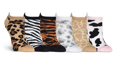 K. BELL 6 PK Animal Print