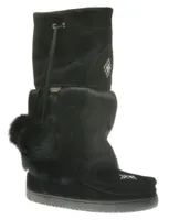 Waterproof Snowy Owl Mukluk Black Winter Boot