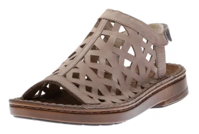 Amadora Stone Leather Wide Width Sandal