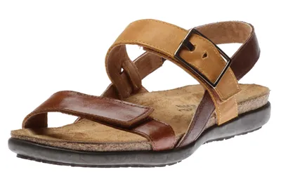 Norah Brown Leather Sandal