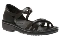 Tatiana Black Leather Sandal