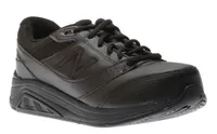 WW928BK3 Black Leather Lace-Up Walking Shoe