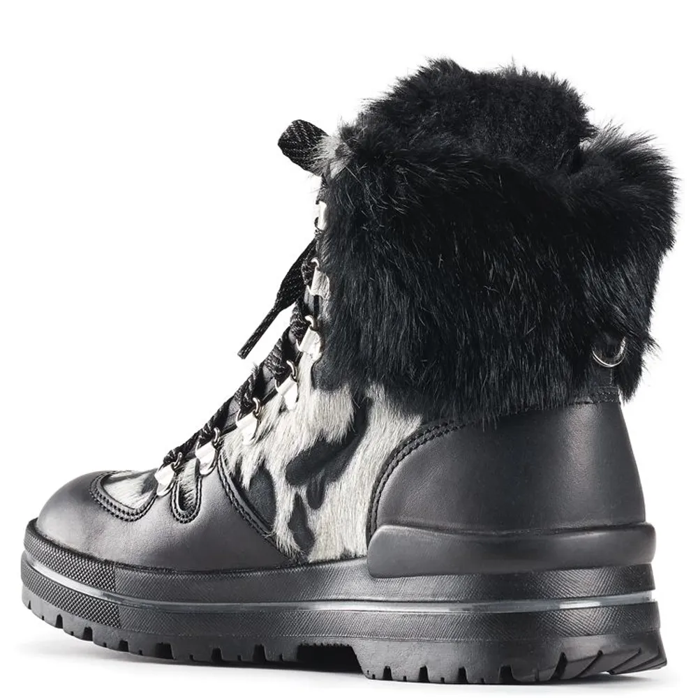 Ginger Black White Winter Boot