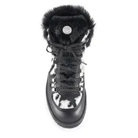 Ginger Black White Winter Boot