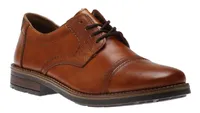 Clermont Tan Brown Leather Derby Dress Shoe