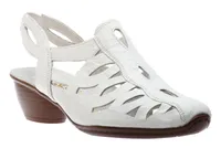 Massa White Leather Sandal