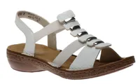 Kaukasus White Silver Sandal