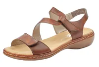 Clarino Brown Leather Sandal
