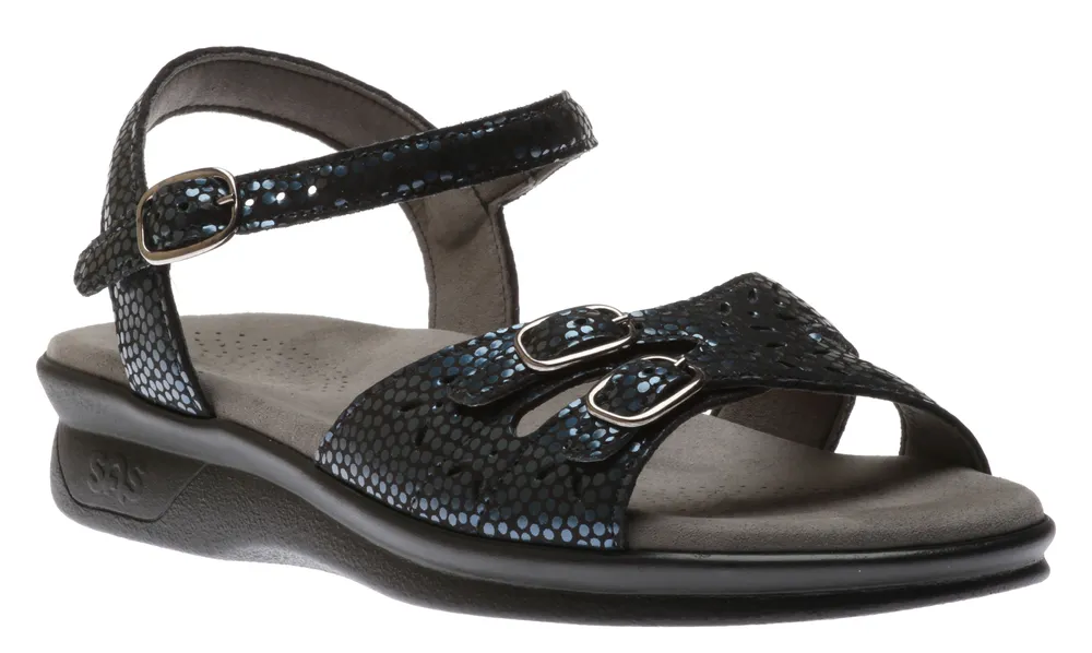 Duo Navy Perla Strap Sandal