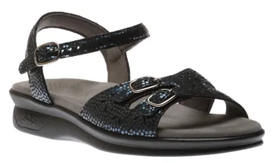 Duo Navy Perla Strap Sandal