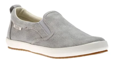 Dandy Grey Canvas Slip-On Sneaker