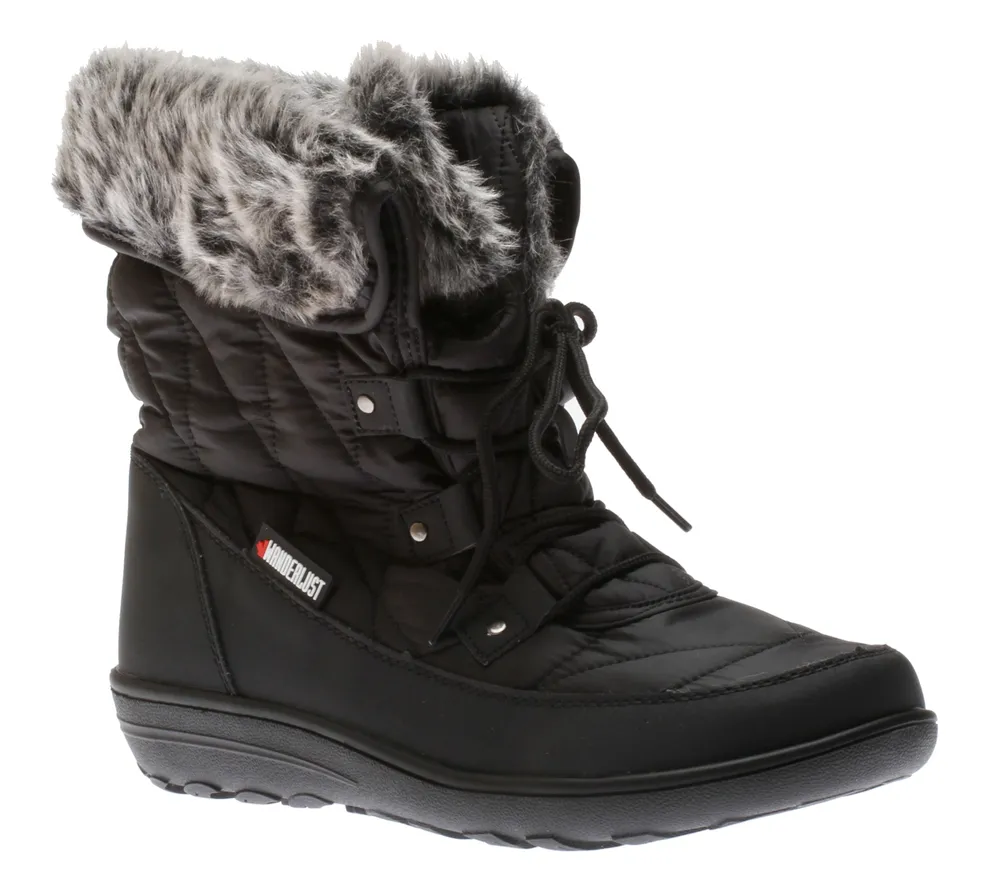 Snowflake Lace-up Winter Boot
