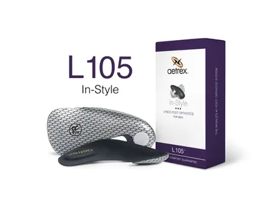 L105 Men's In-Style Orthotics With Metatarsal Support