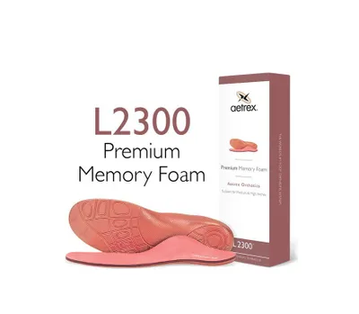L2300 Women's Premium Memory Foam Orthotics - Insole for Extra Comfort
