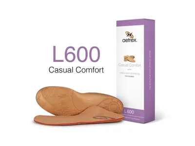 L600 Women's Casual Orthotics - Insole For Everyday Shoes